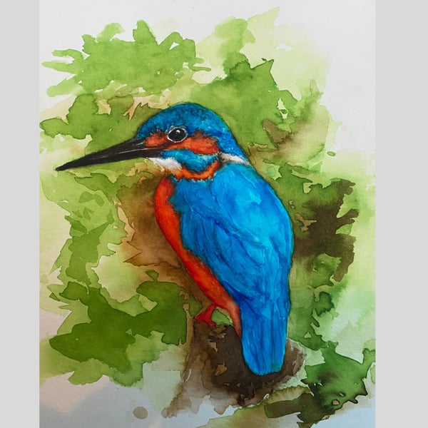 Kingfisher Giclée Watercolour Print 