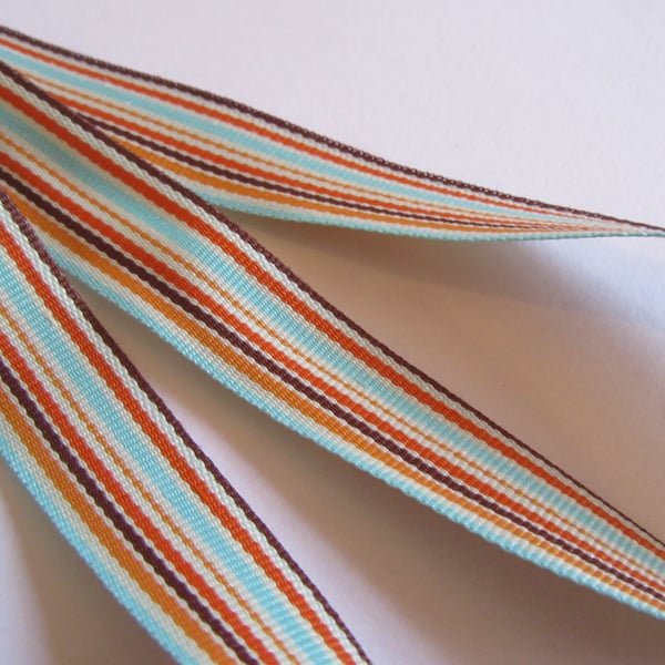Striped Ribbon X 2.5m - Folksy