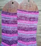 Socks, hand knitted, SMALL, adult size 4-5  - Image 2