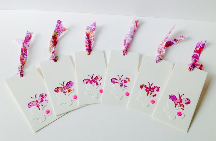 Gift,Message,Tags,Pack of Six,Handmade Name Tags.