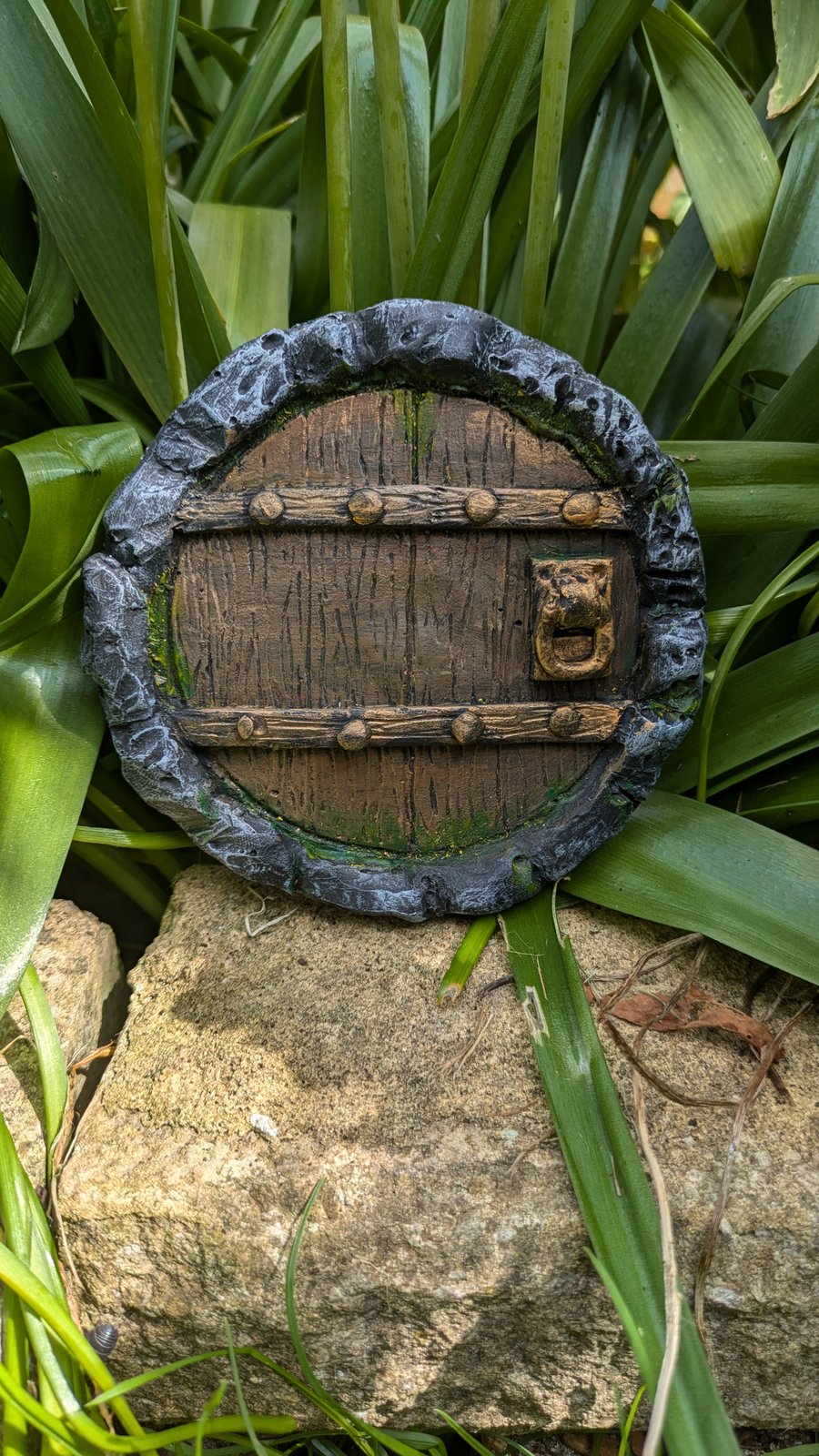 Handmade Pirate Fairy Door, Brown Fantasy Garden Decor