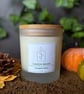 Pumpkin Spice Soy Candle - Scented Candle - Double Wicked Frosted Glass 
