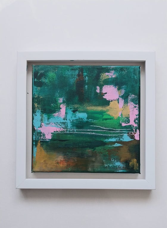 Wetlands Acrylic Painting with frame 