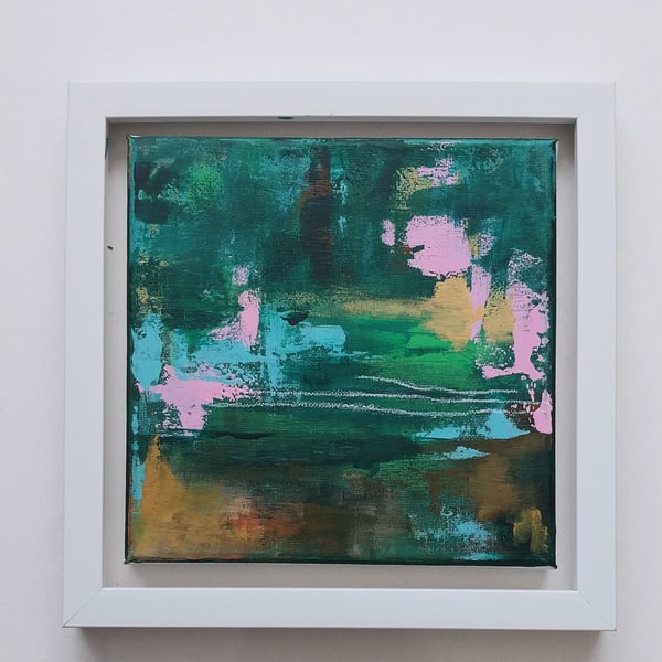 Wetlands Acrylic Painting with frame 