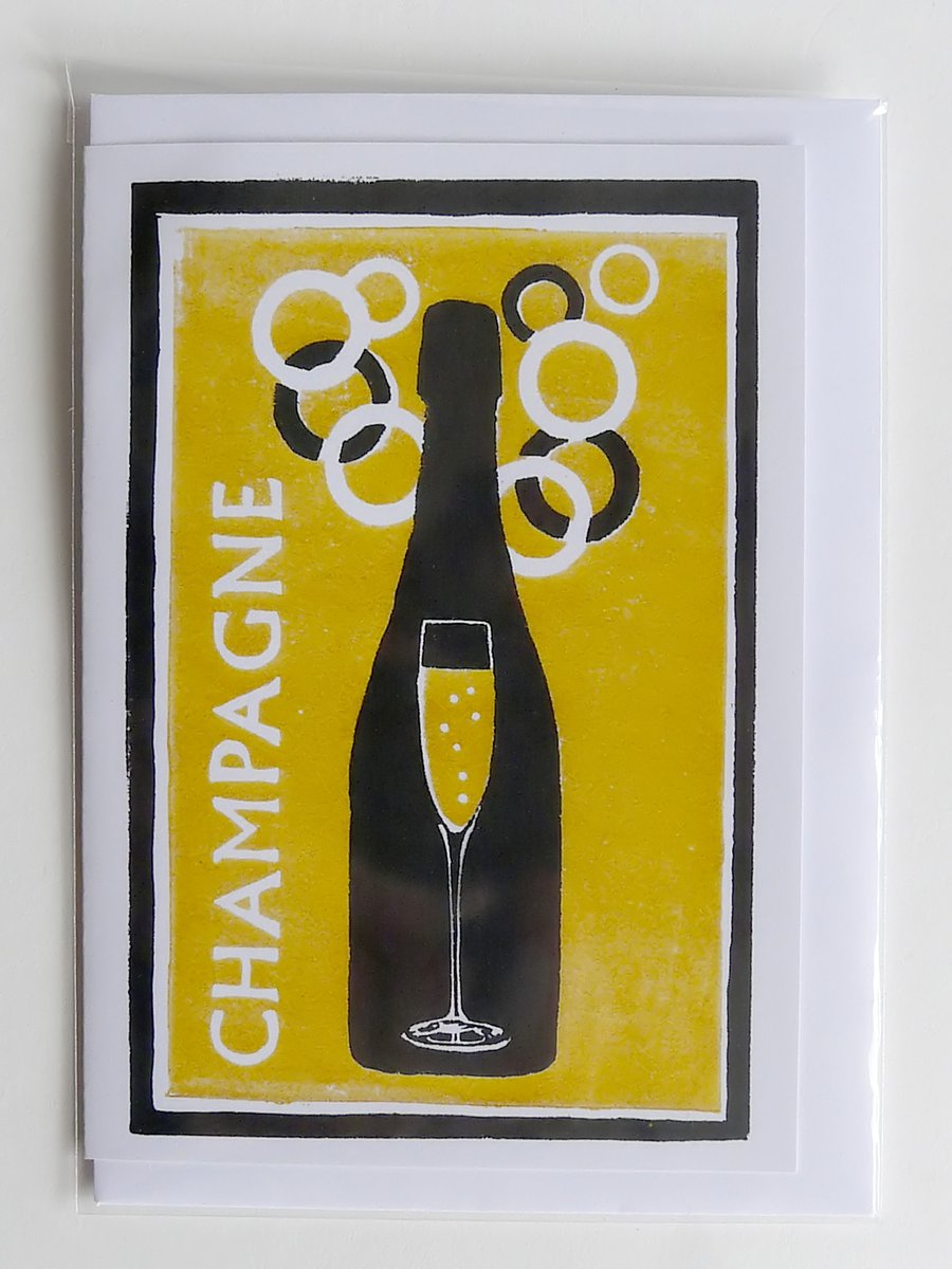Champagne Card