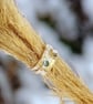 Silver Wide Band Spinner Ring With Topaz - Image 4