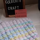 Crochet Baby Blanket for Car seat, Moses basket or Dolls pram