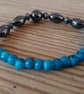Handmade bracelet made using pre-loved beads. Small size. - Image 2