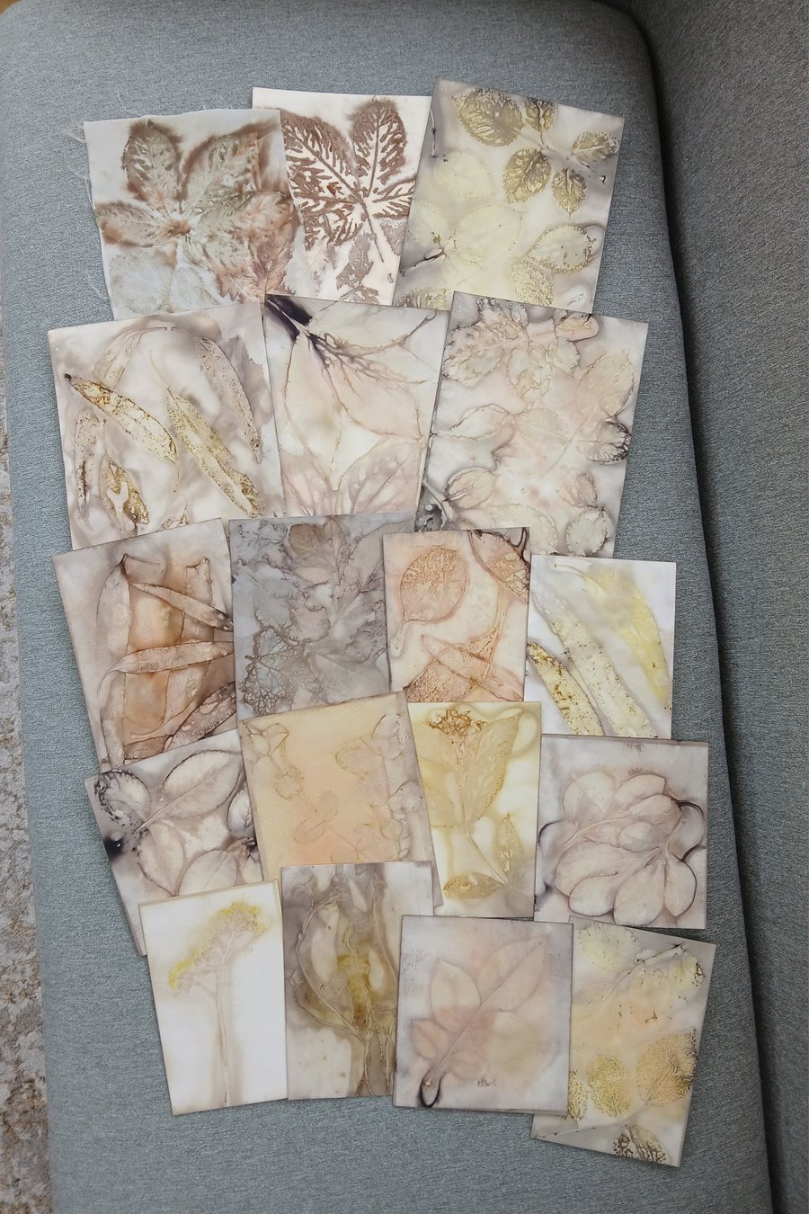 Pack of Eco Printed Papers