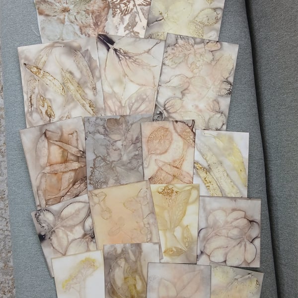 Pack of Eco Printed Papers