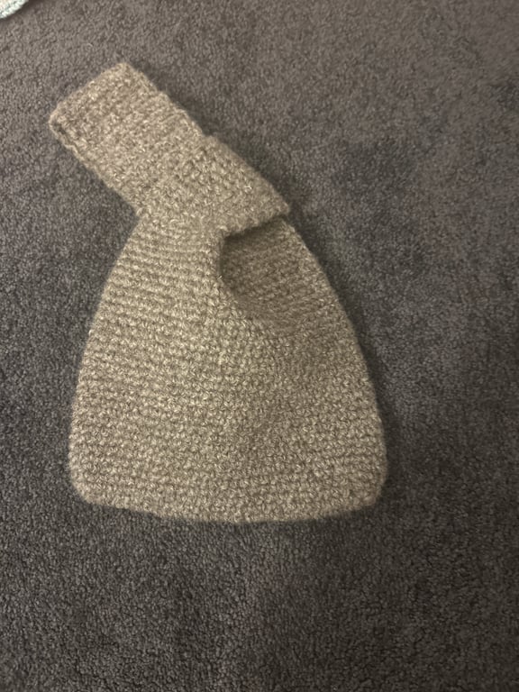 Japanese Knot Bag hand crocheted with love 