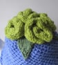 Tea cosie Tea cosy - zingy lilac and lime green roses - Image 2