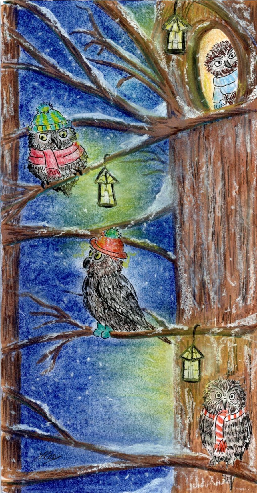 Greetings Card - Parliament in Winter
