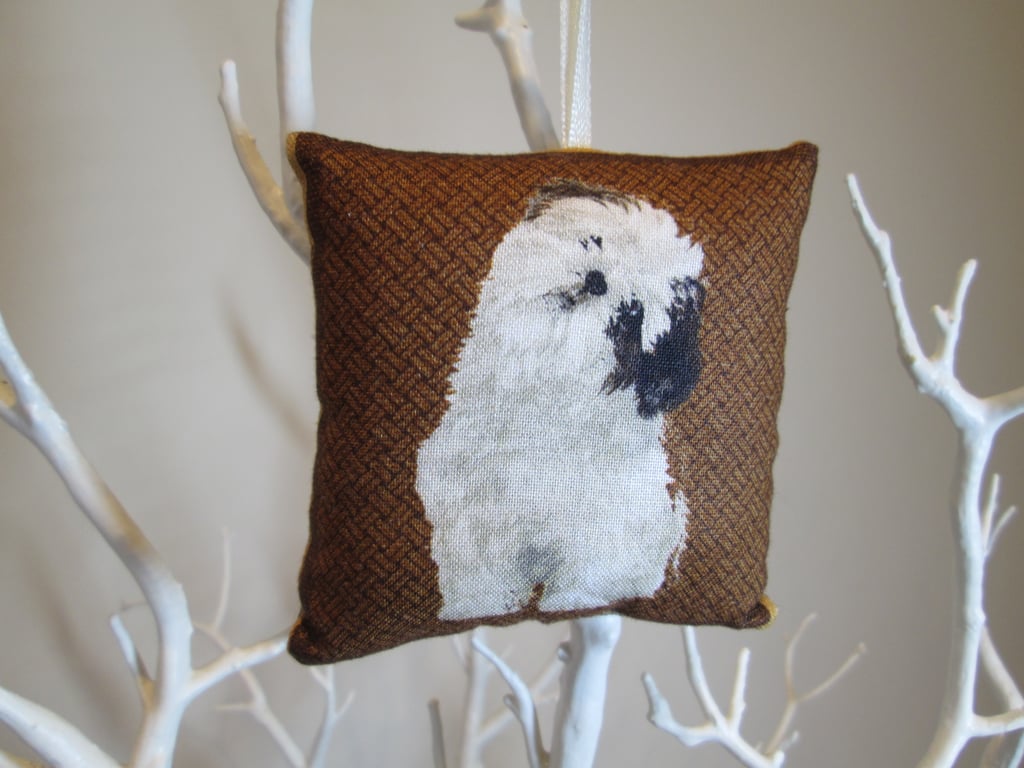 Cute dog Lavender Bag