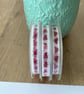 Baby footprint organza ribbon x 5 Metres  - Image 2