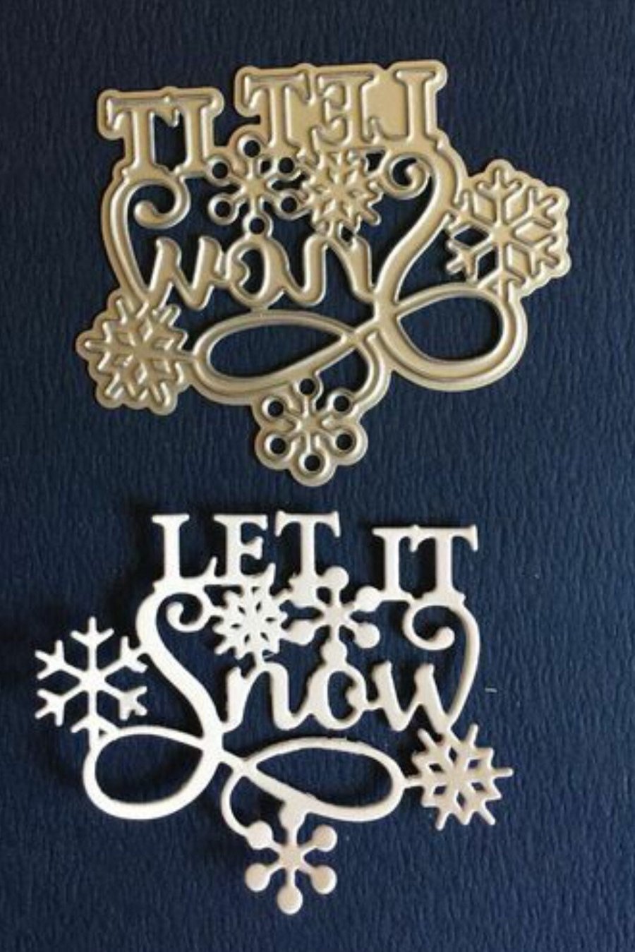 NEW Let it Snow Christmas Cutting Die