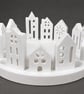 Scandi Nordic Style Christmas Village Scene. A Lovely Centrepiece Or Decoration - Image 2