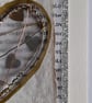 A Single Silver Wire Love Heart on Gold Handmade Artwork. How Lovely!!! XXX - Image 5