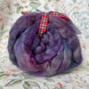 Dyed wool tops roving for spinning - 100g