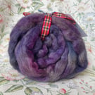 Dyed wool tops roving for spinning - 100g