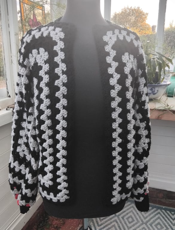 Gothic Grey Cardigan