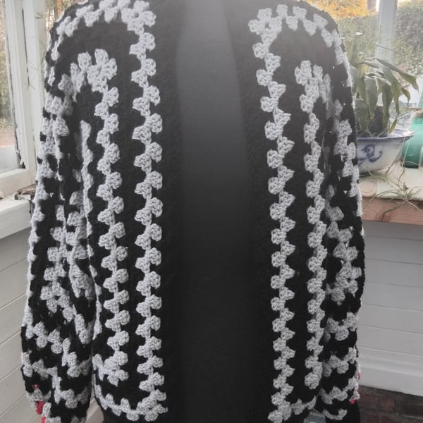 Gothic Grey Cardigan