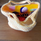 4 x Easter Egg hunt crocheted bags