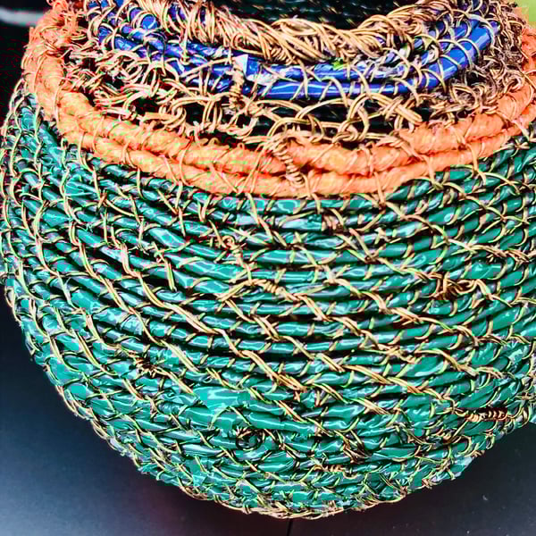 Belly pot from recycled materials by ABScraft