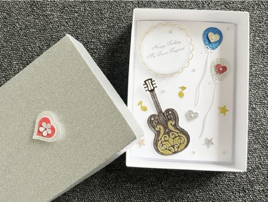 Handmade Birthday Card for Dad, Son, Boyfriend C015