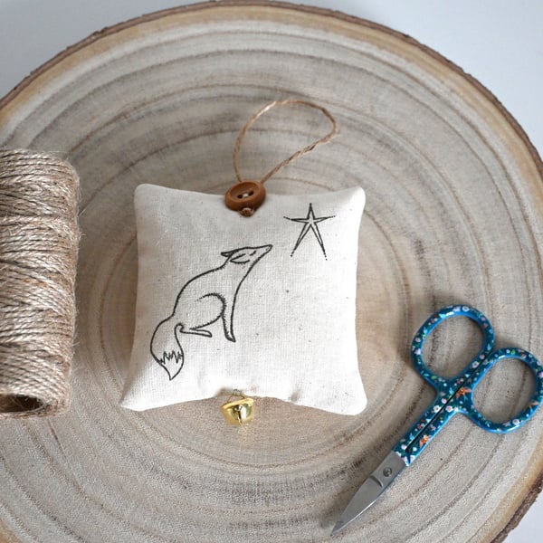 fox fabric hanging decoration