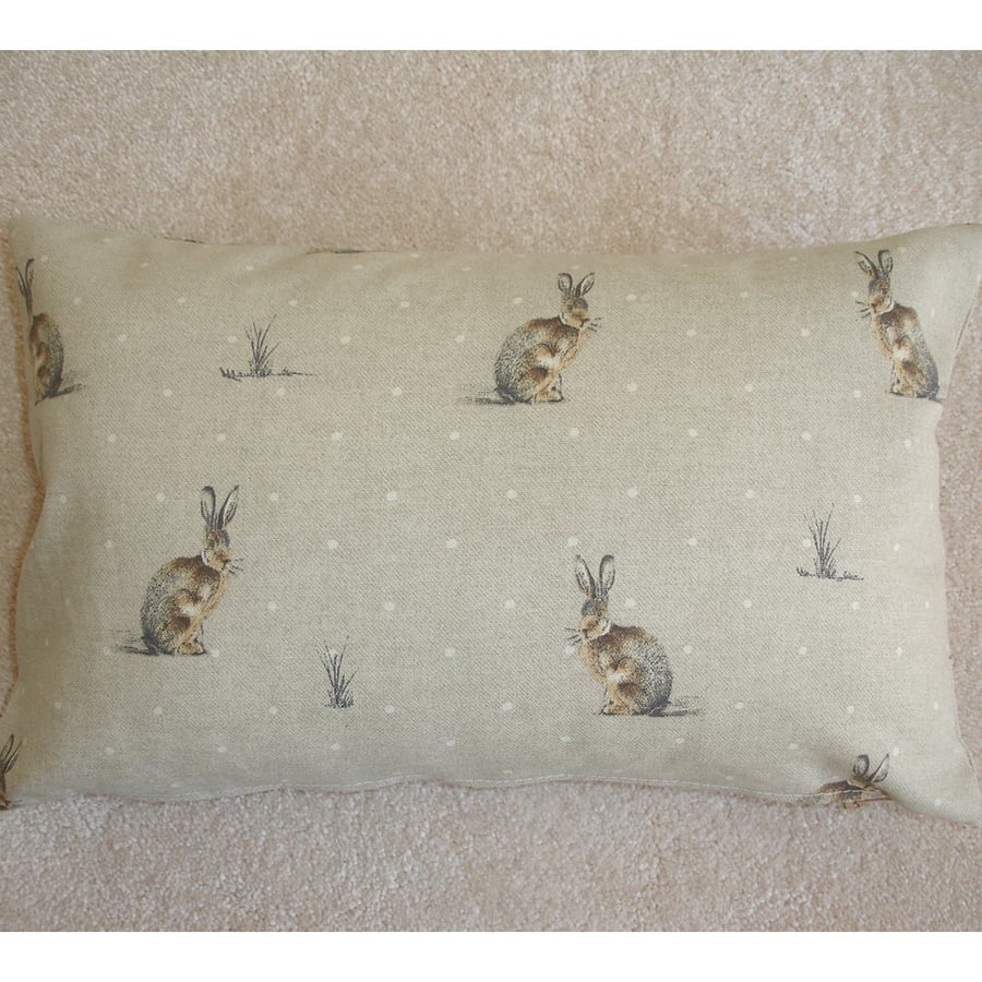Tempur Travel Pillow Cover Hare 16"x10" 16x10 Rabbit Brown