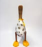 Decoupaged bamboo duck, bees, yellow - Image 7