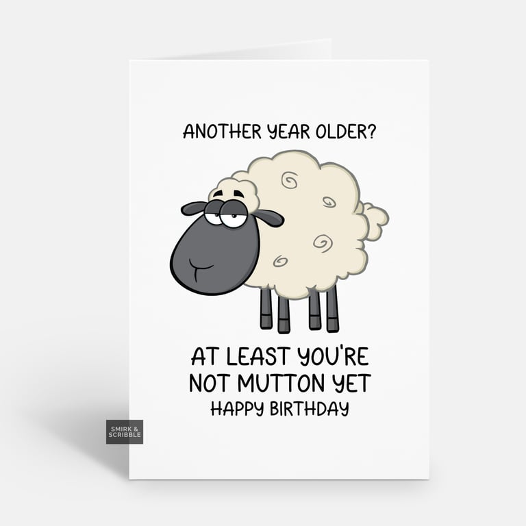 Unique Funny Birthday Card For Him Or Her 