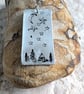 Tree Scene Sterling Silver Pendants - Image 5