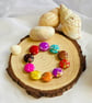Craft Bead Bracelet Colourful Bright Stretch Handmade Jewellery