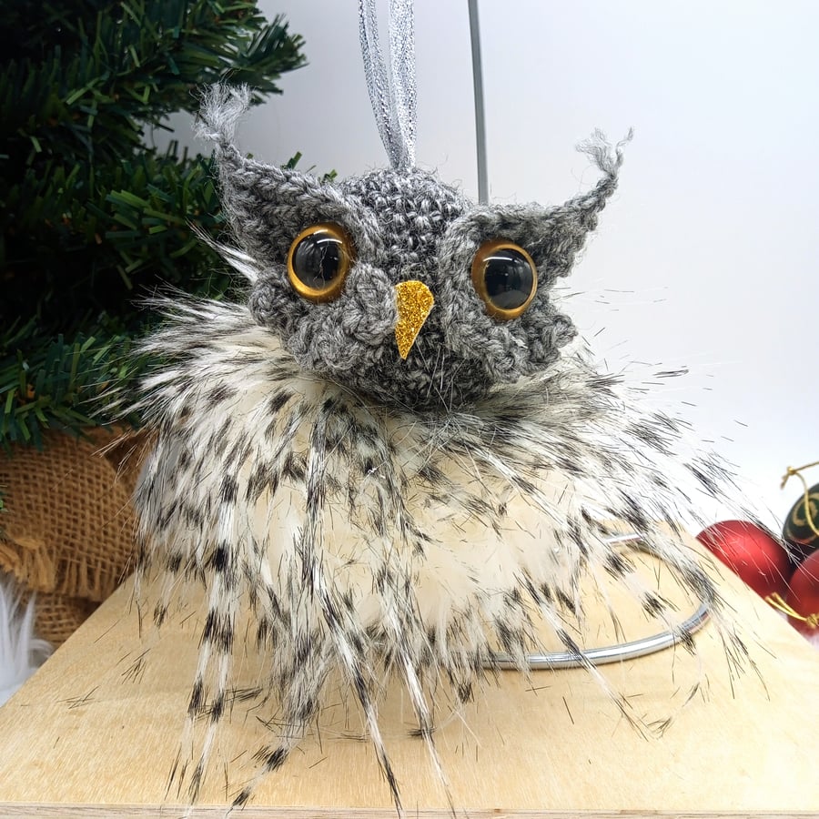Fluffly Owlet Tree Ornament