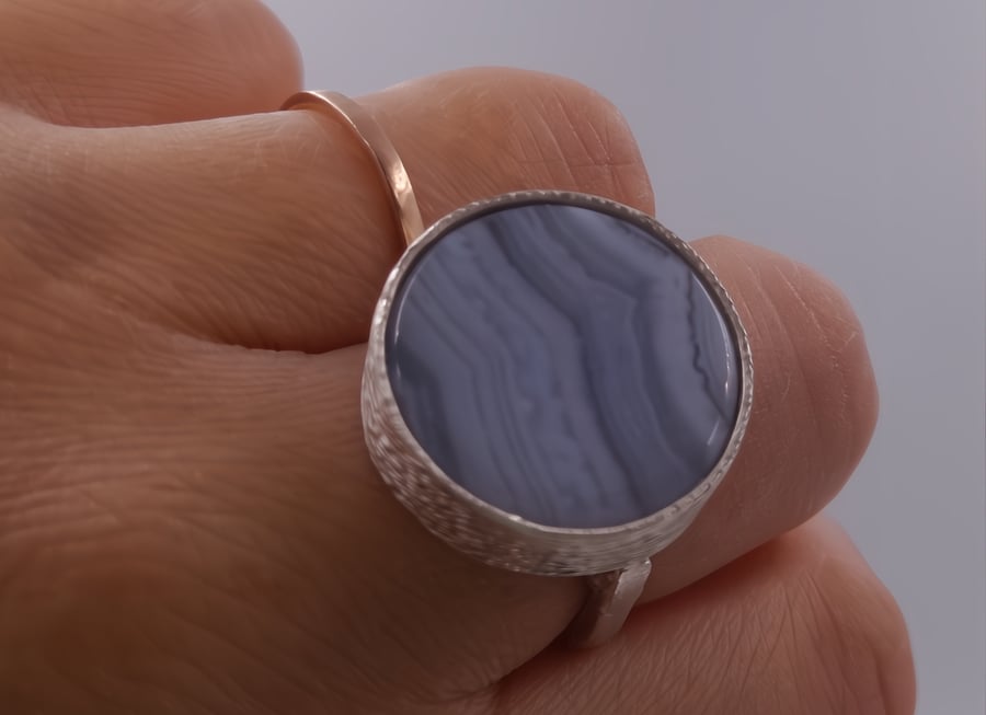 Azure Dreamer Sterling Silver Ring