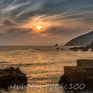 Photograph - Sunset at Portwrinkle Harbour - Limited Edition Signed Print