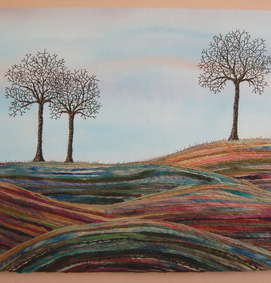 Winter Trees - Textile Picture