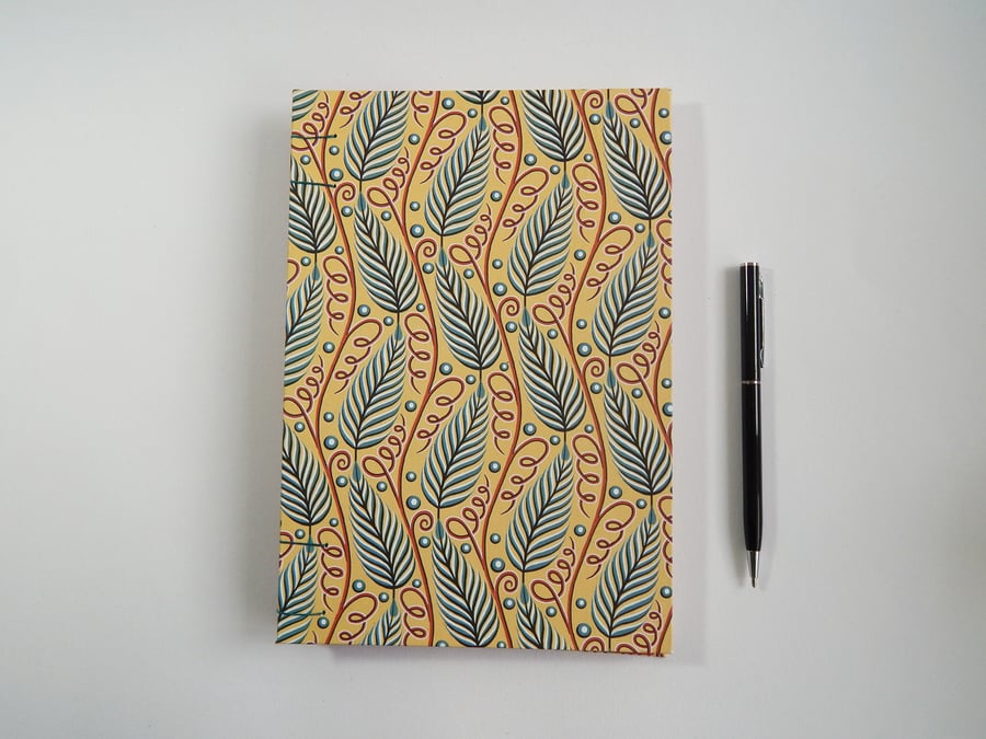 Autumn Leaves  A5 Journal or Sketchbook.  Gifts for women, gifts for men