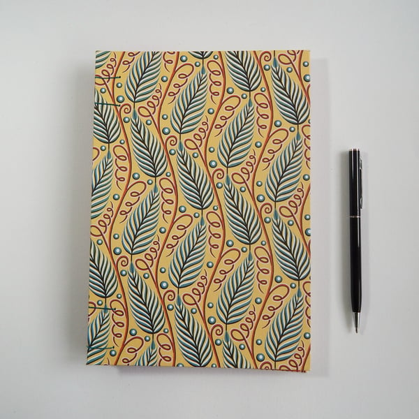 Autumn Leaves  A5 Journal or Sketchbook.  Gifts for women, gifts for men