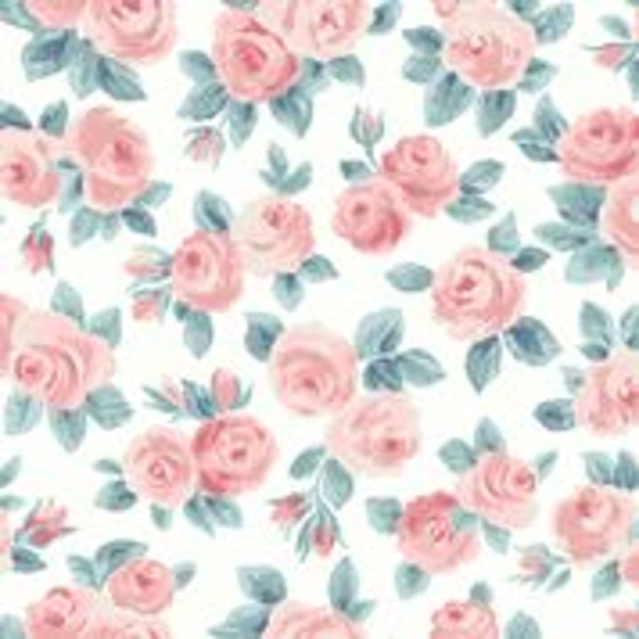 Liberty Fabric Flower Show - Ascot Rose