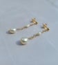 Pearl Earrings 14kt Gold Filled - Image 5