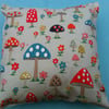 Cushion,pillow cover,decorative cover,quilt in cath kidston mushroom   fabric