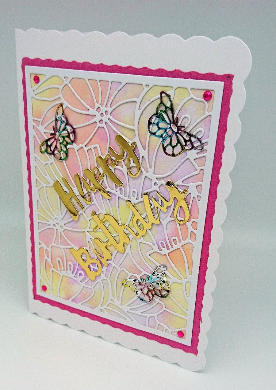 Happy Birthday Card, FREE P&P TO UK 