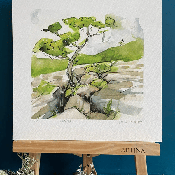 'Outcrop' limited edition giclée print