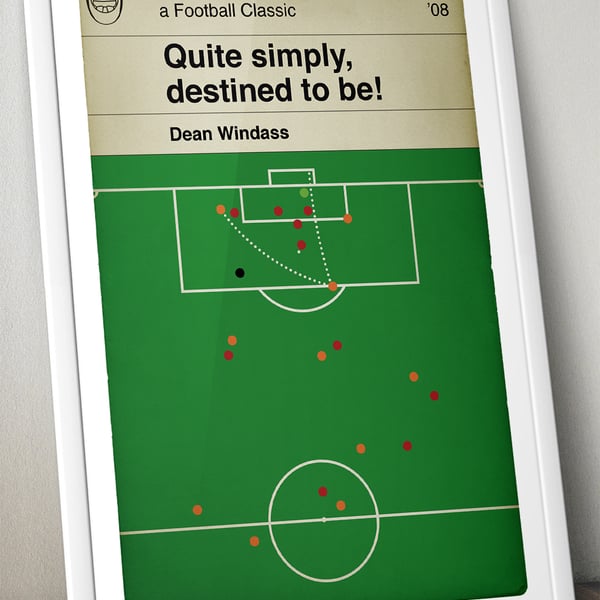 Hull City goal v Bristol City - Dean Windass - Book Cover Art - Various Sizes