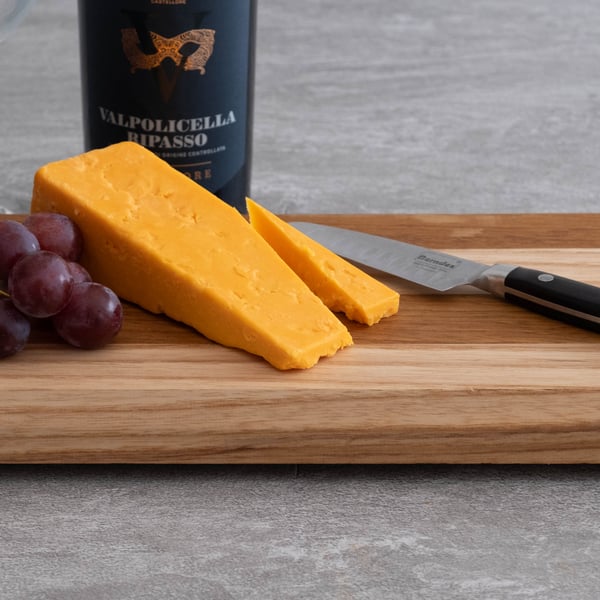 Solid cheese serving board