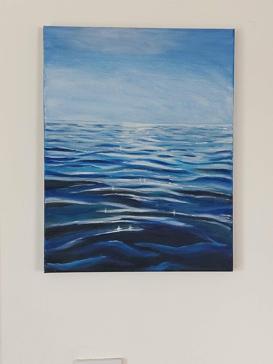 Serene Waves Painting