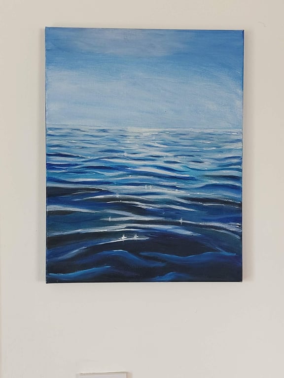 Serene Waves Painting